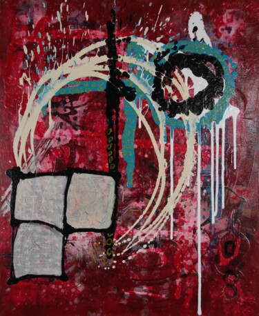 Peinture intitulée ""C'est Oui !!!"" par Marie-Paule Nesséré Allaert, Œuvre d'art originale, Acrylique Monté sur Châssis en…