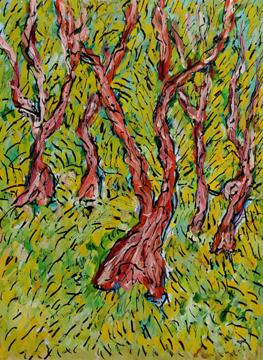 "Façon Van Gogh2" başlıklı Tablo Jean Mirre tarafından, Orijinal sanat, Petrol