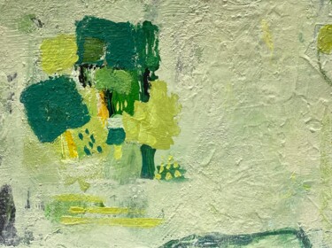 Painting titled "The Autum Garden I" by Tetiana Mokrik, Original Artwork, Acrylic