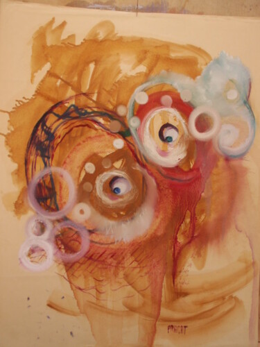 摄影 标题为“39 regard” 由Laurent Pradat, 原创艺术品, 油 安装在artwork_cat.上