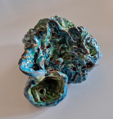 Sculpture titled "Scultura ceramica -…" by Renzo De Liberali, Original Artwork, Ceramics