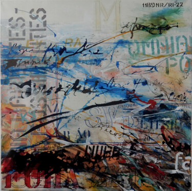 Malerei mit dem Titel "1189 NR (Fuhaz)" von Pavel A.Richtr, Original-Kunstwerk, Acryl