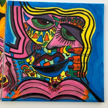 Peinture intitulée "MAMAN" par Philippe Combis (PhilIppe CBS), Œuvre d'art originale, Acrylique