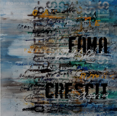 Malerei mit dem Titel "1190NR (fama cresci…" von Pavel A.Richtr, Original-Kunstwerk, Acryl