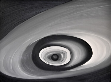 Painting titled "Round Objects #1-1,…" by Faye Zxz, Original Artwork, Oil