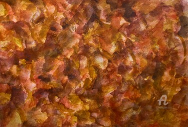 绘画 标题为“To the earth” 由Ingela Wallgren Lindgren, 原创艺术品, 彩画