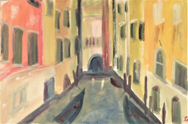 绘画 标题为“Couleurs de Venise” 由Giulia Archer, 原创艺术品, 油