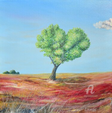 "Semplicemente amore" Painting titled ""Semplicemente amor…" by Donato Larotonda, Original Artwork, Acrylic Mounted on Wood Stretcher frame