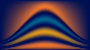 Graph in the form of a rainbow. Digital Arts titled "Graph in the form o…" by Ihor Ivanov, Original Artwork, Digital Painting