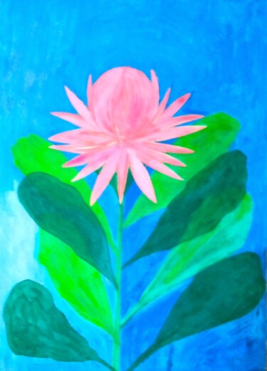 绘画 标题为“Waratah Flower” 由Irina Rabeja, 原创艺术品, 油