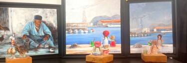 "la petite fille rou…" başlıklı Heykel Moune Céramique tarafından, Orijinal sanat, Seramik