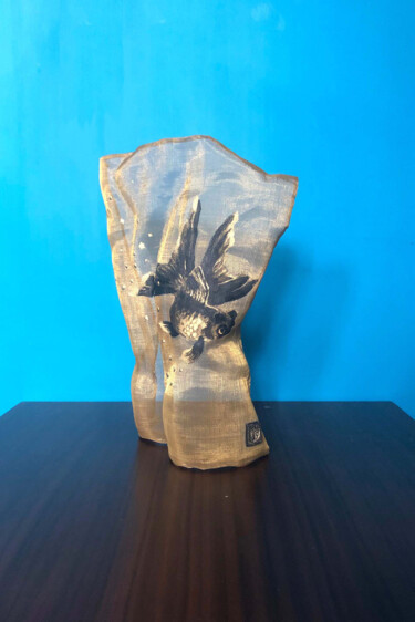 Sculpture titled "Blackmoor V" by Gavin Tu, Original Artwork, Metals