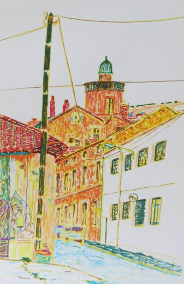 Drawing titled "dax" by Kash, Original Artwork, Ink