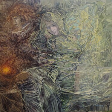 День и ночь 绘画 标题为“День и ночь” 由Olga Didyk (Mykyta), 原创艺术品, 油