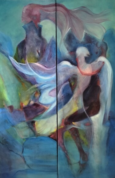 Peinture intitulée "NAUFRAGE DES OISEAUX" par Philippe Graillot (TORGALLI), Œuvre d'art originale, Huile