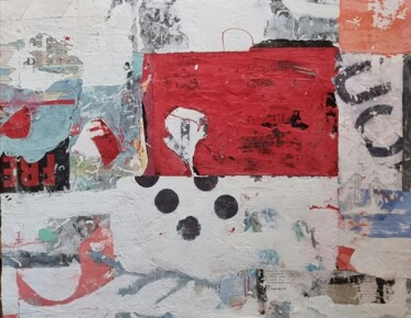 Sans titre N84 Painting titled "Sans titre N84" by Alban Fréneau, Original Artwork, Acrylic Mounted on Wood Panel
