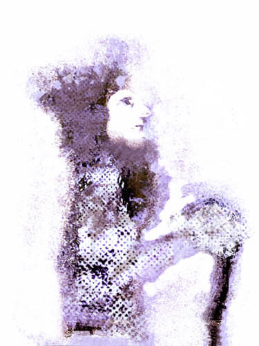 数字艺术 标题为“Je le nomme David” 由Dominique Nugues, 原创艺术品, 数字油画