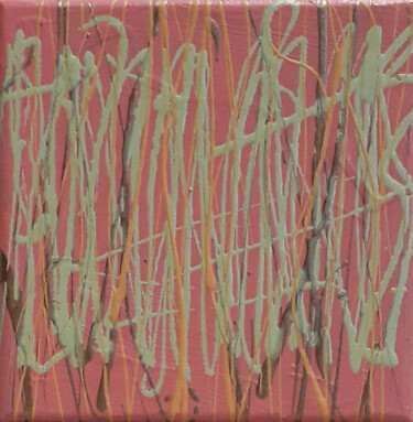Peinture intitulée "Ondes" par Marie Edmée Séguin, Œuvre d'art originale, Acrylique Monté sur Châssis en bois