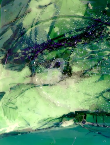 Digital Arts titled "Abstract Porcelain…" by Vincent Litoux, Original Artwork, Photo Montage