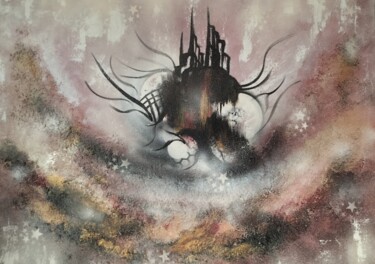Fantasy Castle "Fantasy Castle" başlıklı Tablo Jessica Leidel tarafından, Orijinal sanat, Akrilik Ahşap Sedye çerçevesi üzerine monte edilm…