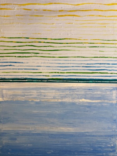 Painting titled "Junio 18:45" by Jose Ramon Campomanes Alvarez, Original Artwork, Oil