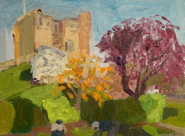 绘画 标题为“Guildford Castle” 由Georgina Rey, 原创艺术品, 油