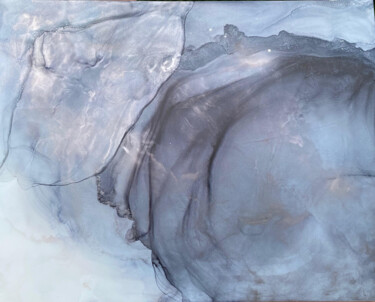 Peinture intitulée "Channel" par Heather Prall, Œuvre d'art originale, Encre