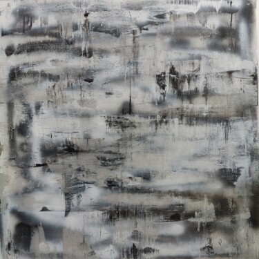 Painting titled "Lost in November Fog" by Atignas Art, Original Artwork, Acrylic