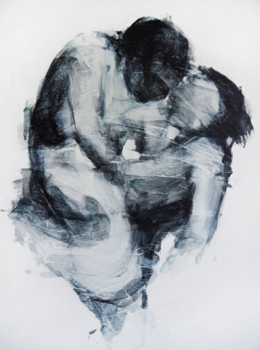 Peinture intitulée "Neha / Terderness (…" par Cynthia Gregorova, Œuvre d'art originale, Huile