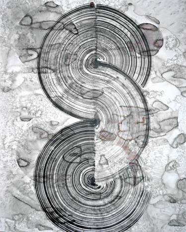 图画 标题为“Composition No. 405” 由Sumit Ratta, 原创艺术品, 丙烯
