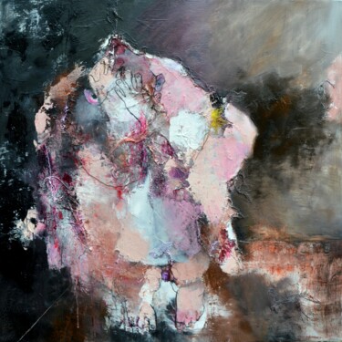 Peinture intitulée "Blues Corner ( #1)" par Denis Blondel, Œuvre d'art originale, Huile Monté sur Châssis en bois