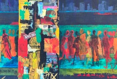 绘画 标题为“Jazz” 由Hélène Gallon, 原创艺术品, 丙烯