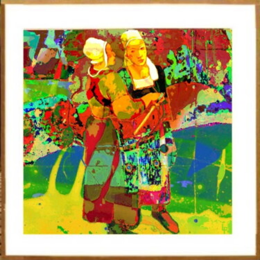 数字艺术 标题为“Hp2...38,5x38,5pein…” 由Laurent Pradat, 原创艺术品, 数字油画