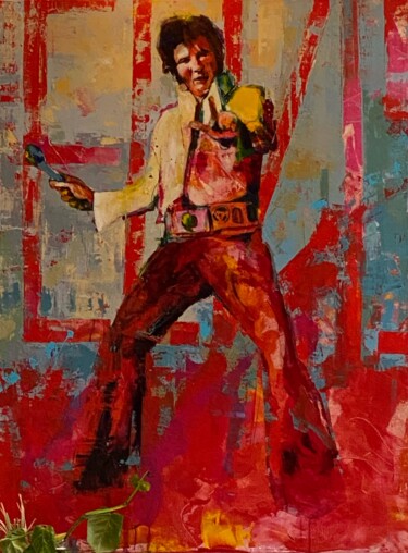 绘画 标题为“Elvis With No Shoes” 由Abhishek Deheriya, 原创艺术品, 丙烯