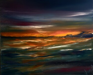 Peinture intitulée "4 saisons # 4 years" par Pascal Jung, Œuvre d'art originale, Huile