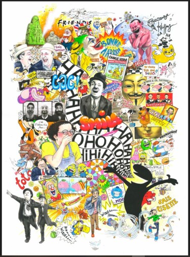 绘画 标题为“HAHAHA” 由Virginie Thomas, 原创艺术品, 丙烯