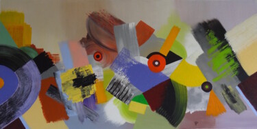 Peinture intitulée "L'Oiseau" par Vp, Œuvre d'art originale, Acrylique Monté sur Châssis en bois