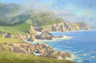 绘画 标题为“California Coast La…” 由Tatyana Fogarty, 原创艺术品, 油