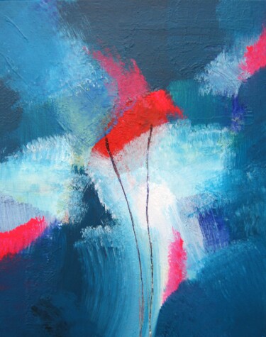 Schilderij getiteld "No. 124" door Meike Van Riel, Origineel Kunstwerk, Acryl