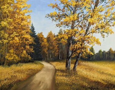 제목이 "Herbst Landschaft 0…"인 미술작품 Olga Hanns (O. Hanns)로, 원작, 기름