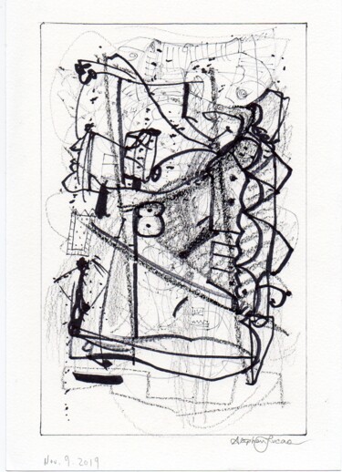 图画 标题为“Untitled No.6” 由Stephen Lucas, 原创艺术品, 墨