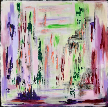Dreams, VI Painting titled "Dreams, VI" by Julia Leon, Original Artwork, Acrylic Mounted on Wood Stretcher frame