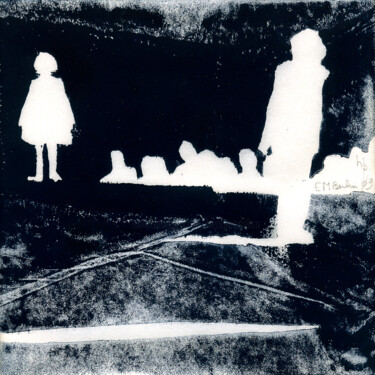 印花与版画 标题为“Berlin Block Monoty…” 由Henry Pouillon, 原创艺术品, 蒙纳 安装在其他刚性面板上