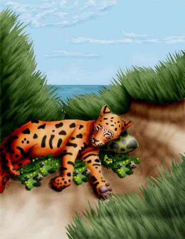 Digital Arts titled "Sleepy Day" by Jason Stillman, Original Artwork
