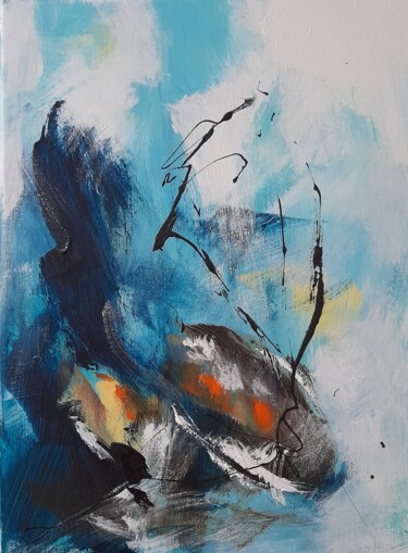 Peinture intitulée "Coques 2" par Eric De Buncey, Œuvre d'art originale, Acrylique Monté sur Châssis en bois