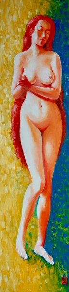 Mon Dieu, ne me coupez pas les cheveux 绘画 标题为“Mon Dieu, ne me cou…” 由Bruno Lebayle, 原创艺术品, 油