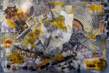 Peinture intitulée "Oeuvre N°8" par Vp, Œuvre d'art originale, Acrylique Monté sur Châssis en bois
