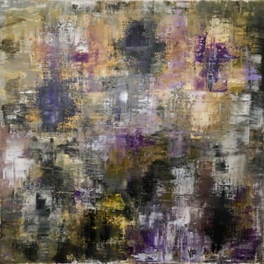 Peinture intitulée "Brouillage" par Vp, Œuvre d'art originale, Acrylique Monté sur Châssis en bois