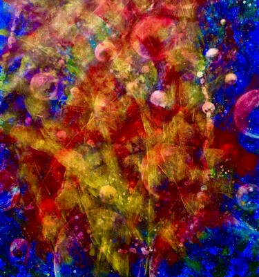 绘画 标题为“Abstract 70x75” 由Tanja Olsson, 原创艺术品, 丙烯