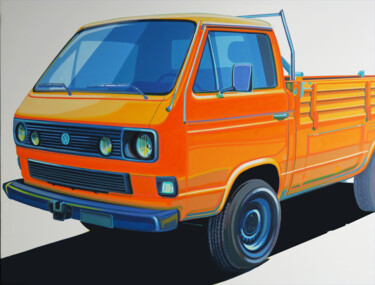 绘画 标题为“Vw Syncro 4x4” 由Manuel Di Chiara, 原创艺术品, 丙烯 安装在木质担架架上